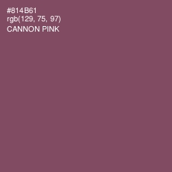 #814B61 - Cannon Pink Color Image